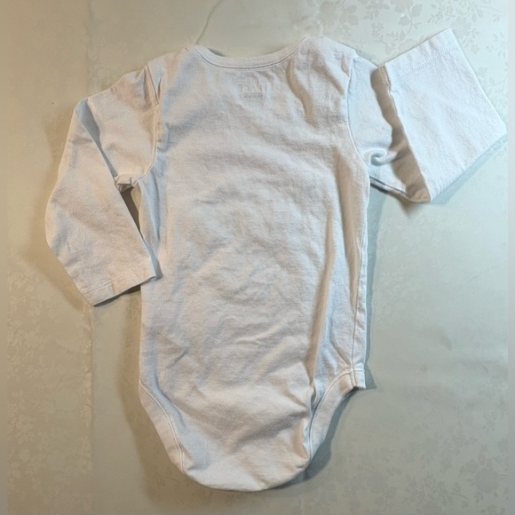 GUC 3 Body Suits: Vintage Disney Mickey Christmas; Cute Christmas; White - Picture 6 of 12